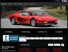 Tablet Screenshot of kesslerautogroup.com